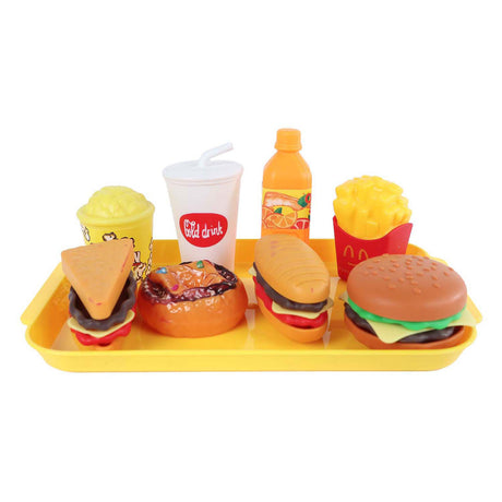 Set da gioco con mini menu fast food