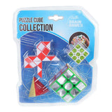Set di cubi puzzle Brain Games - 4 pezzi - giocattoli educativi.