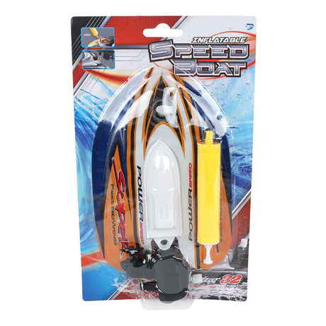 Motoscafo gonfiabile con pompa e funzione di carica 17 cm 3 assortiti