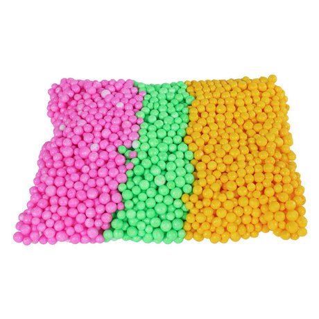 Argilla con perline in schiuma arcobaleno super goo