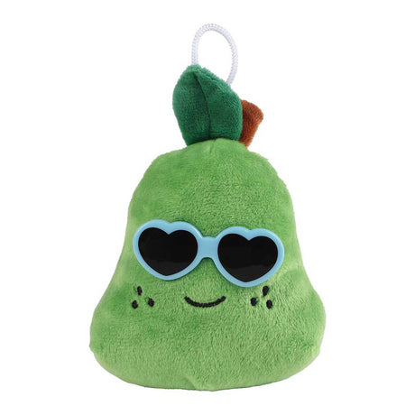Peluche di frutta menu soffice con occhiali da sole 4ass 6cm
