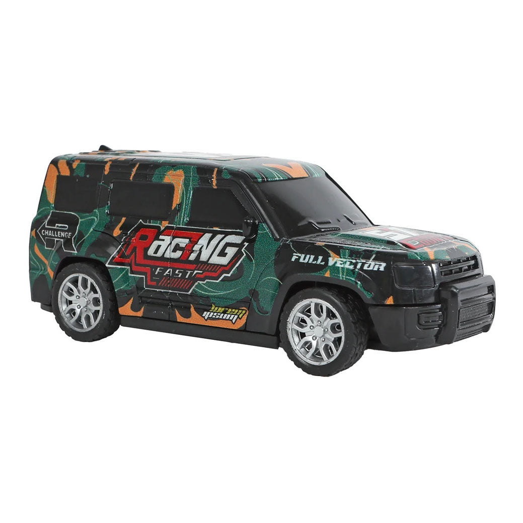 I roadblaster urtano e schiantano l'auto tirando indietro 6ass 12 cm