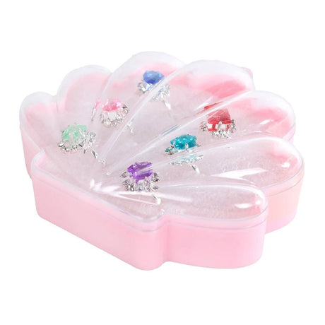 Mermaid stars ringen met diamantjes - 6st.