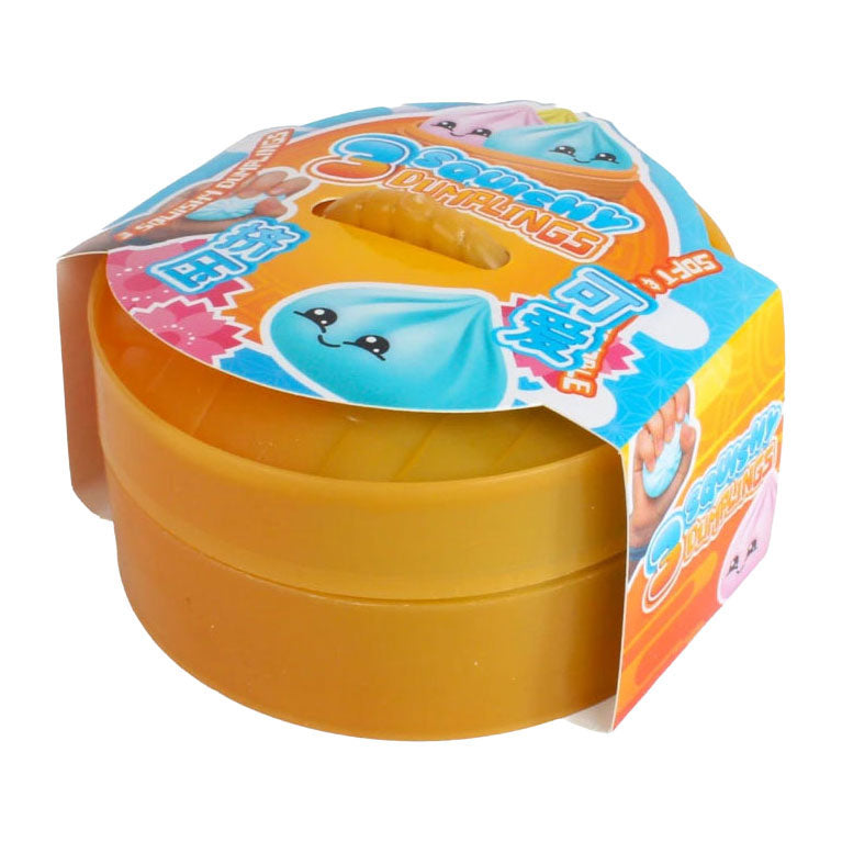 Ravioli di schiuma kawaii fidget in cestello per vapore 5 cm - 3 pz.