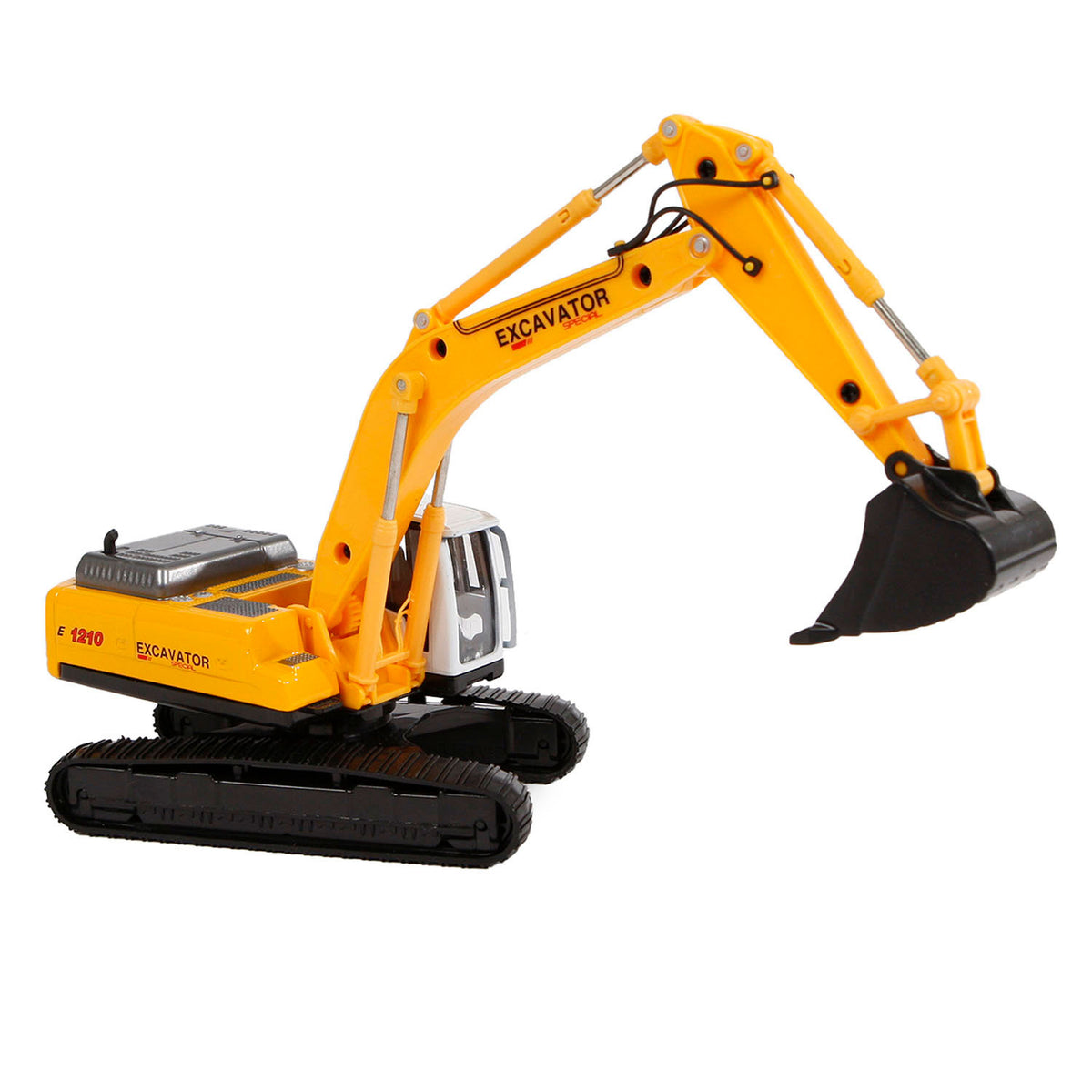 Escavatore 2 giochi pressofuso 22 cm giallo