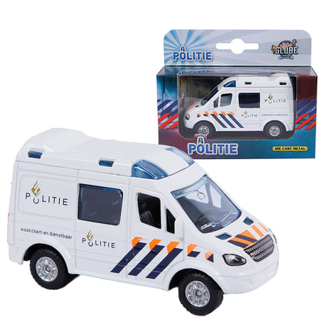 Auto della polizia in metallo pressofuso per bambini