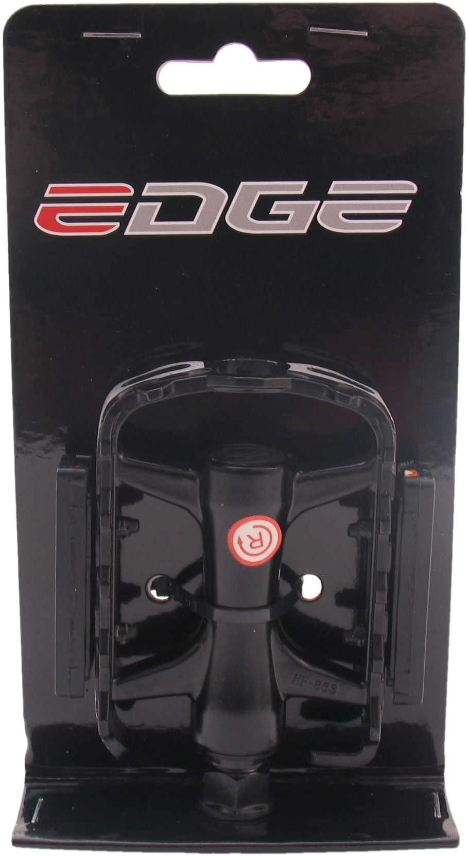 Set di pedale del bordo MTB basso profilo con alluminio laterale polacco nero