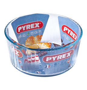 Piatto Pyrex per soufflé in vetro da 21 cm