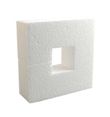 Powertex • quadrato in polistirolo 15x15x4cm