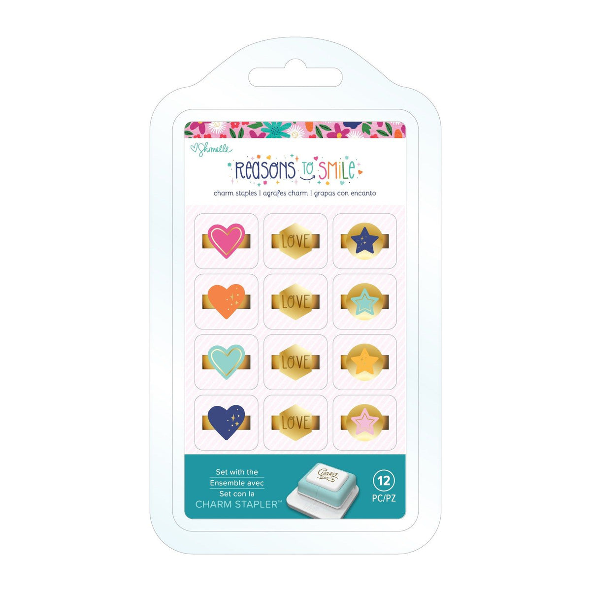 We r makers • charms graffette ragioni per sorridere 12pz