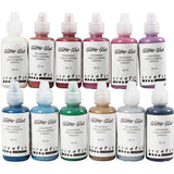Creative Company Glitter colla vari colori, 12x25ml