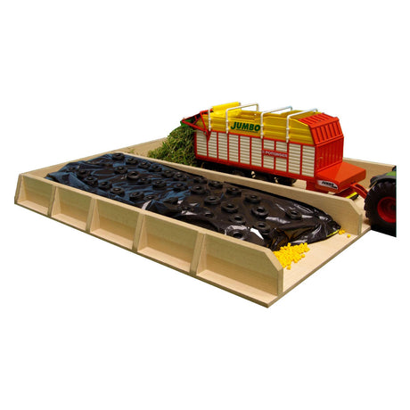 Silo con slot per mappamondo per bambini in legno 1:32