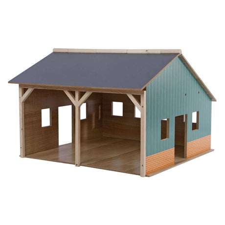 Kids Globe Shed per 2 trattori, 1:16