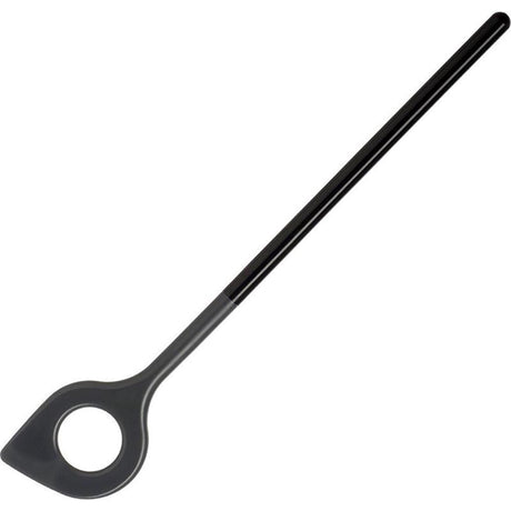 Cucchiaio per mescolare Rosti con foro optima nero 30 cm