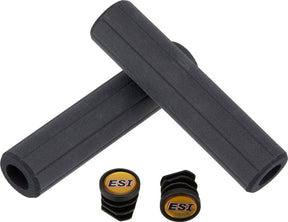 Manopole Esi per manubrio in silicone grosso a coste