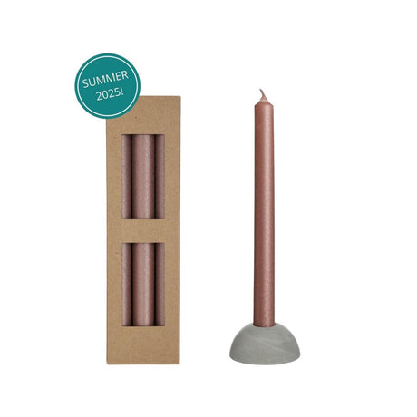 Ideas Candela da cena 4 stagioni Bliss Pink set da 3 pezzi ø2,2xh25cm