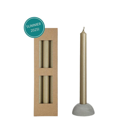 Ideas Candela da cena 4 stagioni Bliss Gold set da 3 pezzi ø2,2xh25 cm