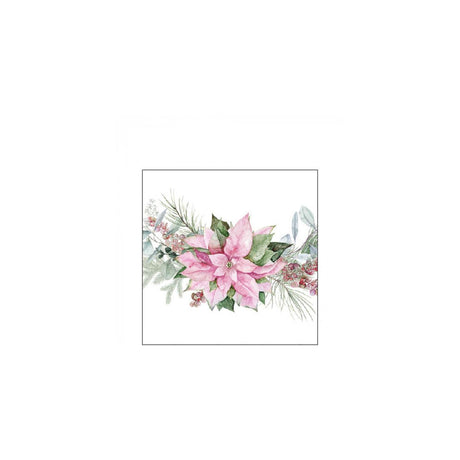 Tovaglioli Ambiente 25 cm rosa poinsettia fsc mix