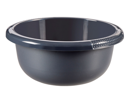 Ciotola per stoviglie Curver rotonda da 2,5 litri antracite diametro 24x10 cm<br>