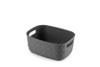 Cesto portaoggetti Curver softex s - 4l antracite 26,4x19,4x11 cm