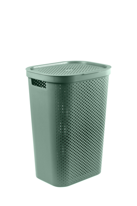 Curver infinity wasbox dots 60l - groen