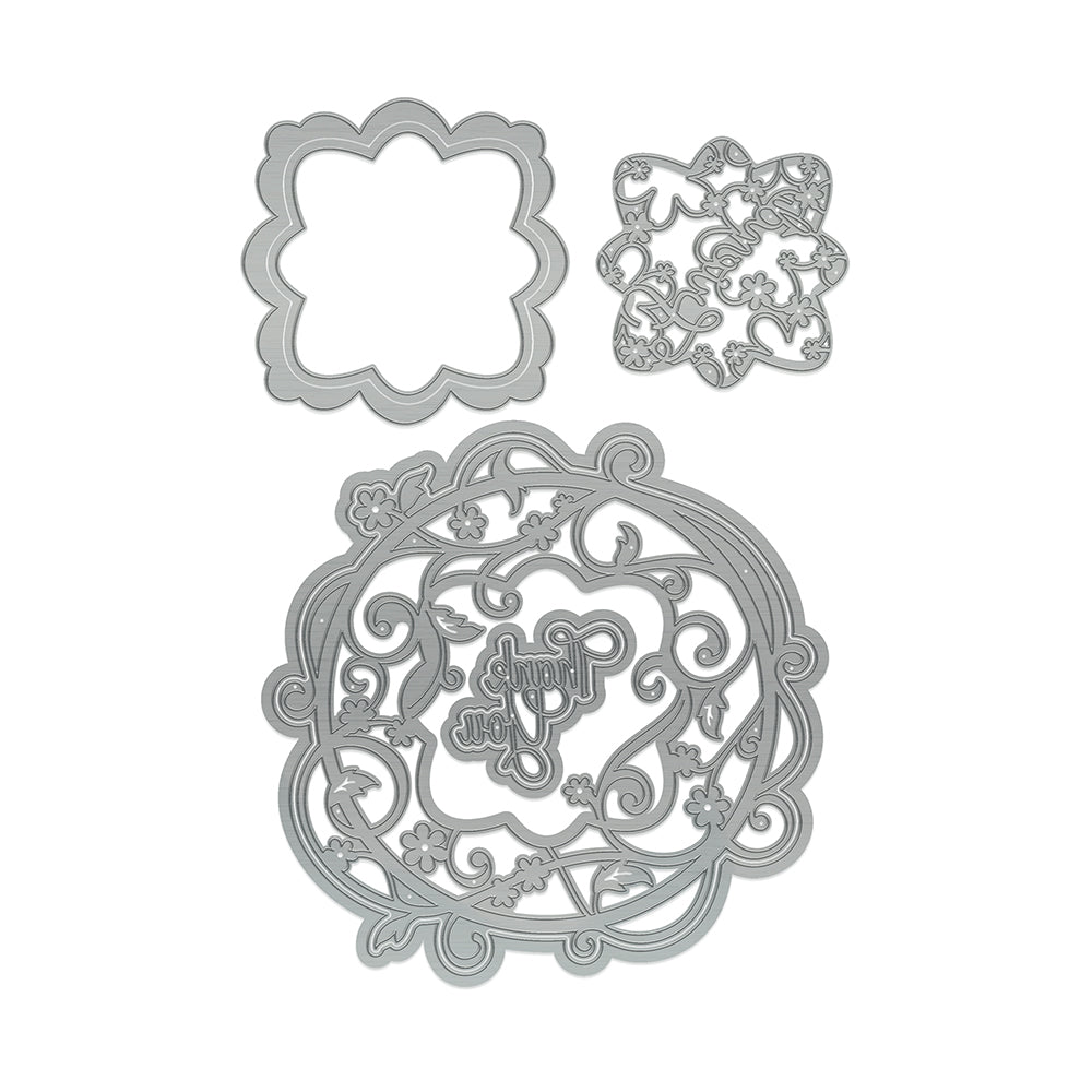 Tonic Studios • set di fustelle essenziali topper fiore fiorito