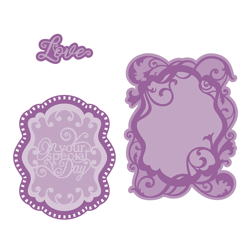 Tonic Studios • set di fustelle essenziali topper bella cornice lussureggiante