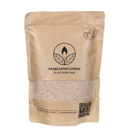 Ideas 4 stagioni candela perle di sabbiae candela 400gr sabbia