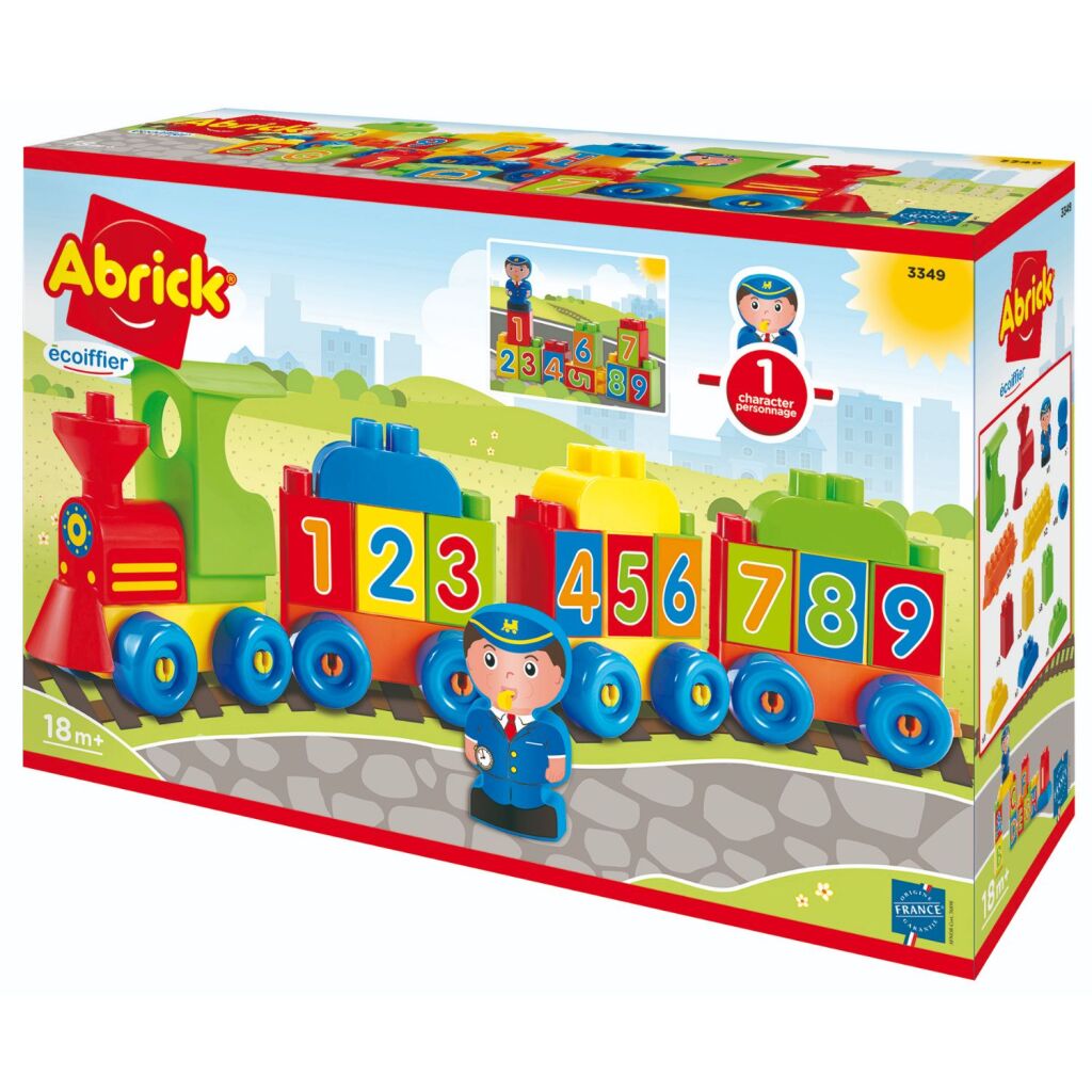 Lettere e numeri della locomotiva Abrick ecoiffier