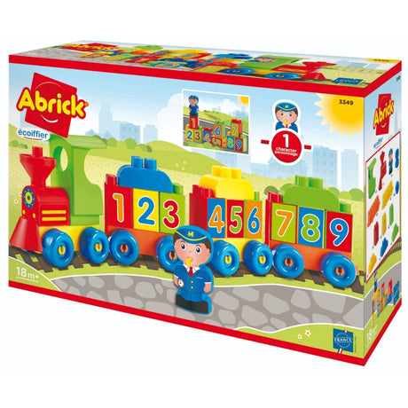 Lettere e numeri della locomotiva Abrick ecoiffier