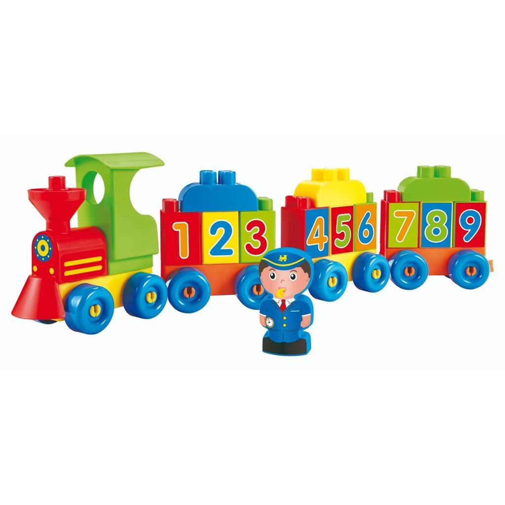 Lettere e numeri della locomotiva Abrick ecoiffier