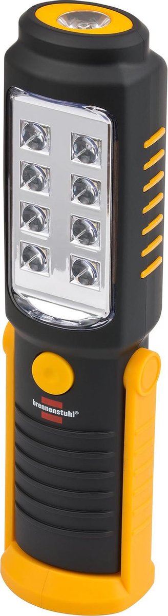 Brennerstuhl, lampada manuale a LED SMD, plastica, nera 4,5 x 5,5 x 21,5 cm nero