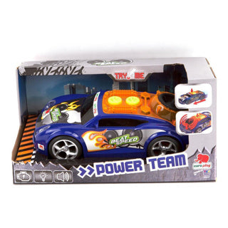 Auto beatspeed con luci e suoni alimentata a batteria | 2 pezzi