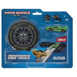 Rapid wheels auto launcher met die cast auto in autoband opberg assorti | 6 stuks