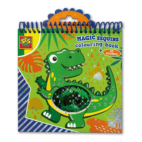 Libro da colorare con le paillettes magiche
