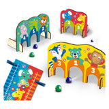 Ses gioco di biglie - cancelli in legno