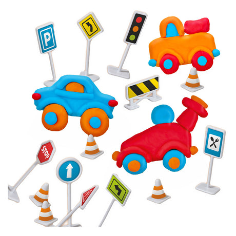 Ses creative ses clay traffic - 3 vasi di terracotta