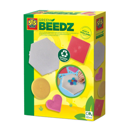 Ses creative ses green beedz - Mensole con perline termoadesive, 4 pz.