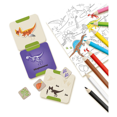 Con la mia creatività imparo il set artigianale sui dinosauri