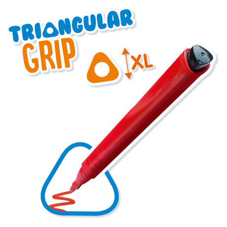 Ses creative ses pennarelli con impugnatura triangolare