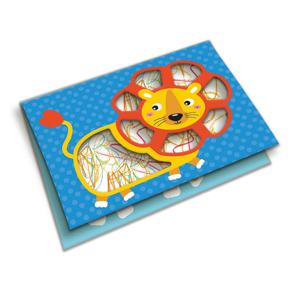 La mia creatività è la mia prima: carte con animali con i pastelli