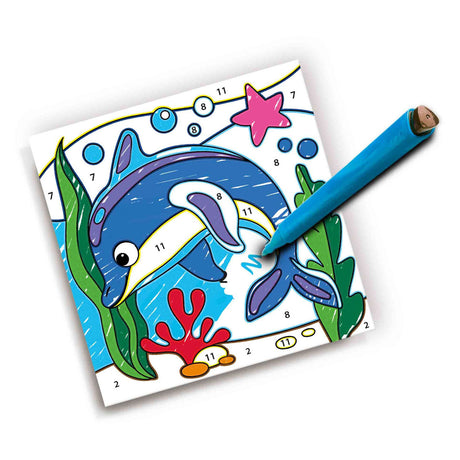 Ses creative ses color by number - pennarelli con impugnatura triangolare