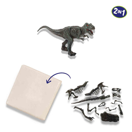 SES Explore Dino e scheletro scavato 2in1 - t -rex
