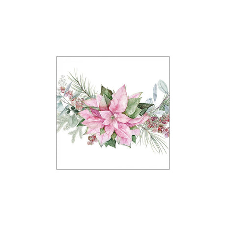 Tovaglioli Ambiente 33 cm rosa poinsettia fsc mix