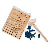 Set di sei lavori manuali in legno