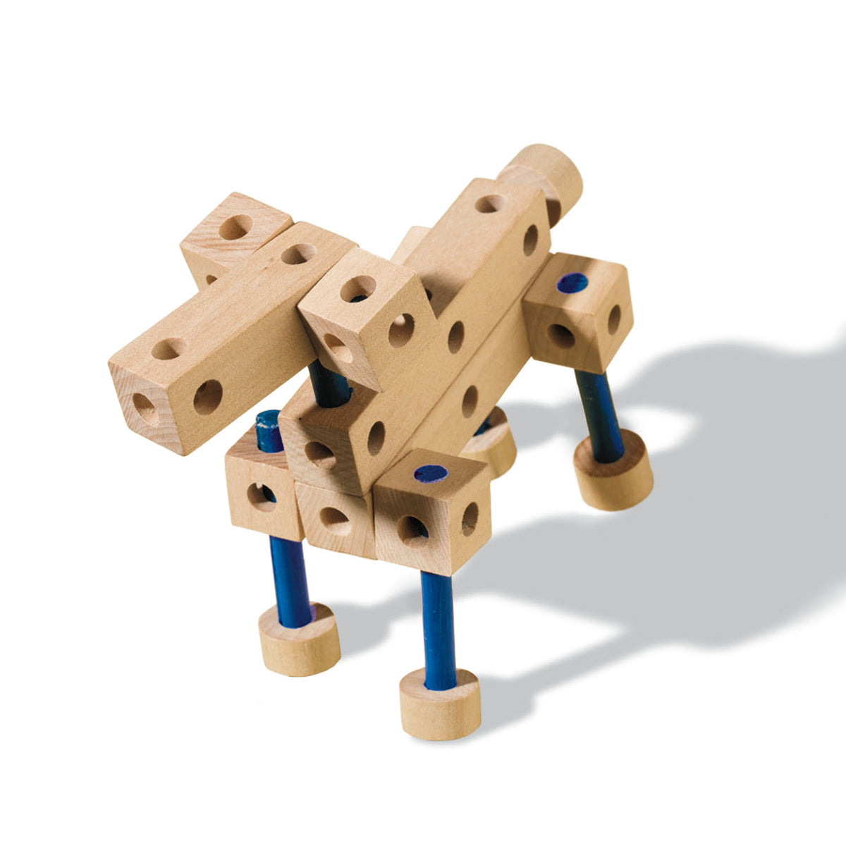 Set di sei lavori manuali in legno