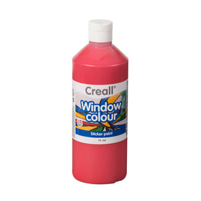 Vernice per finestre Creall rossa, 500 ml