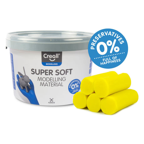 Argilla Creall supersoft gialla, 1750gr.