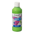 Vernice glitter Creall verde, 250 ml