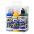 Vernice adesiva Creall - colore per finestre - realizza creazioni rimovibili su superfici lisce come finestre o specchi - set di 6 colori - 6 flaconi da 80 ml - senza glutine - prodotto nei Paesi Bassi